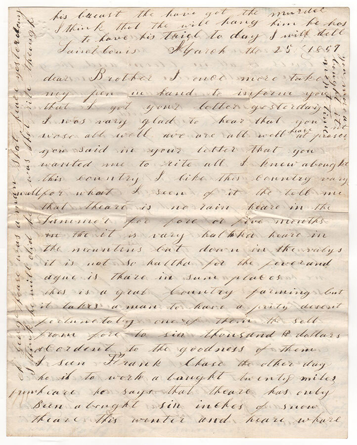 Two California gold rush letters | Peter Later